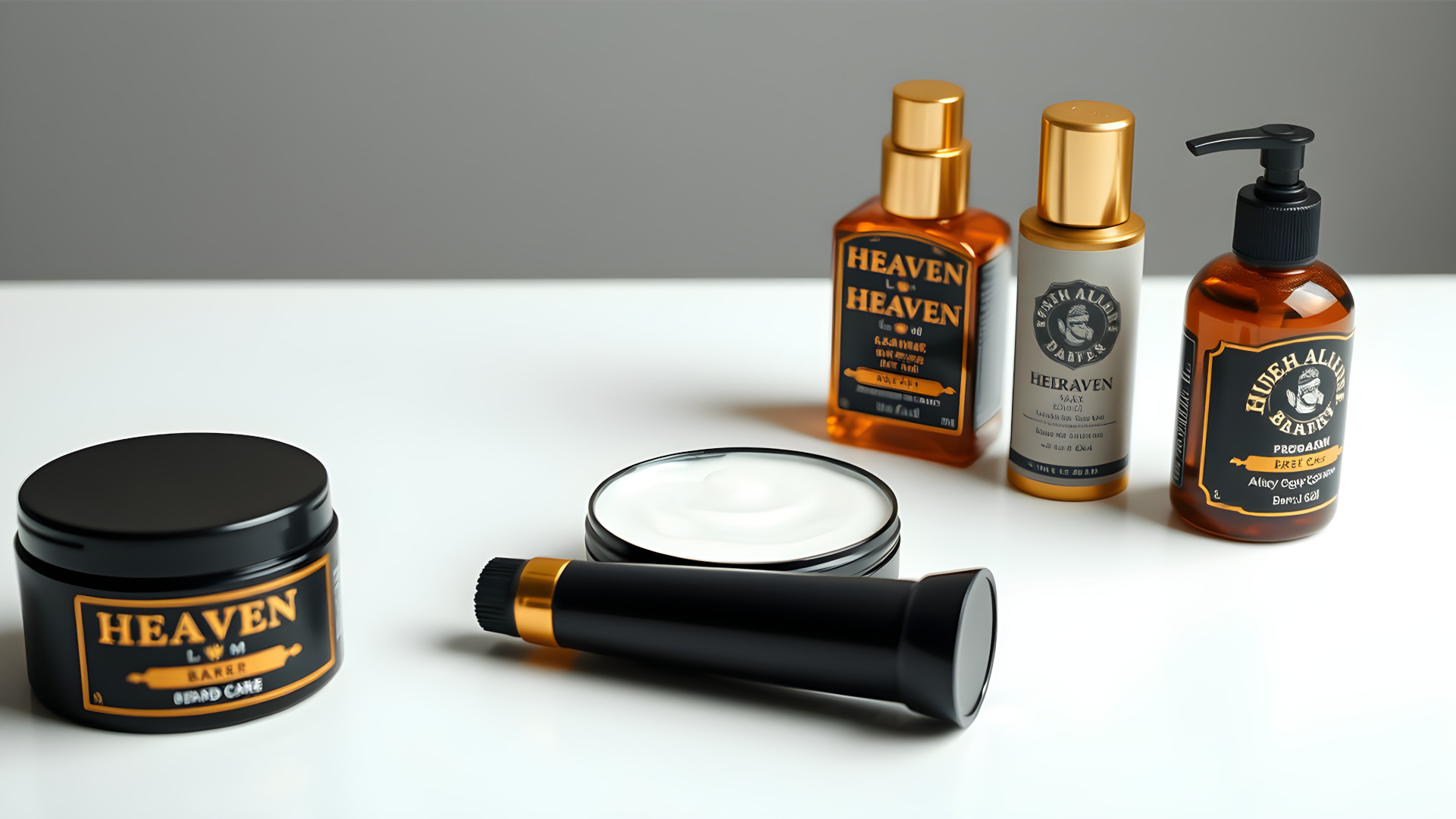 Barber Heaven termékek: krémek, aftershave és borbély kellékek